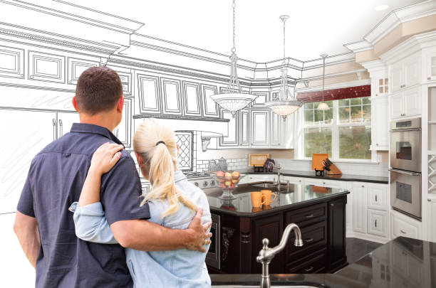 Kitchen flooring installation in Hugo by JMT Kitchen Cabinet